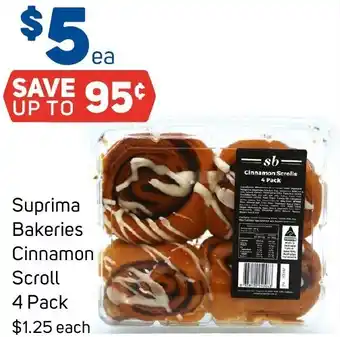 Foodland Suprima Bakeries Cinnamon offer