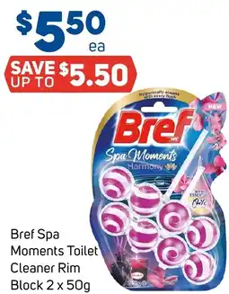 Foodland Bref Spa Moments Toilet Cleaner Rim offer