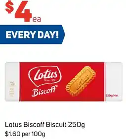 Foodland Lotus Biscoff Biscuit offer