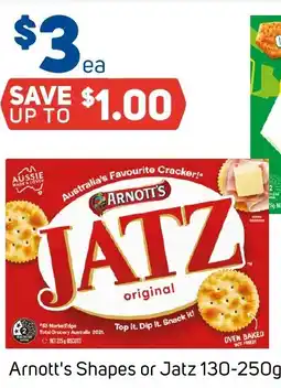 Foodland Arnott's Shapes or Jatz offer