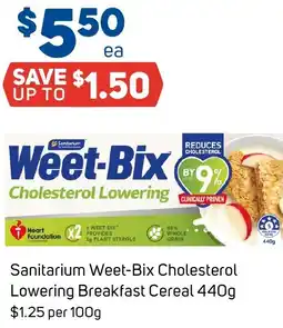 Foodland Sanitarium Weet-Bix Cholesterol offer