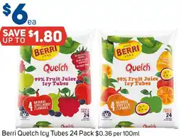 Foodland Berri Quelch Icy Tubes offer