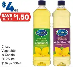 Foodland Crisco offer