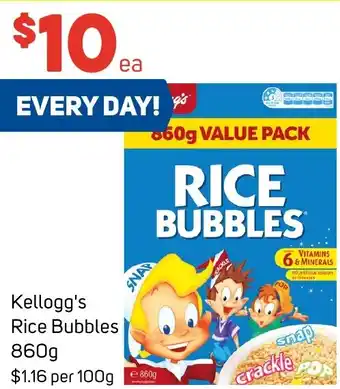 Foodland Kellogg's Rice Bubbles offer