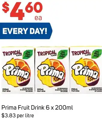 Foodland Prima  Fruit Drink offer