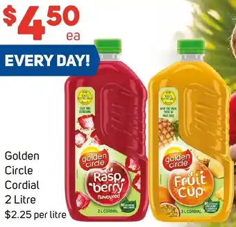 Foodland Golden Circle Cordial offer