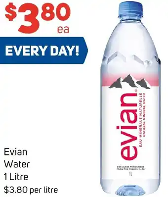 Foodland Evian Water offer