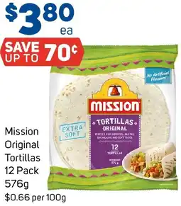 Foodland Mission Original Tortillas offer