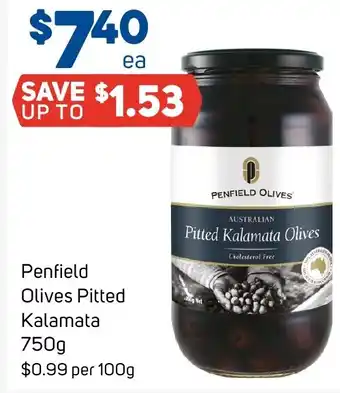 Foodland Penfield Olives Pitted Kalamata offer