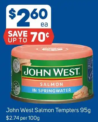 Foodland John West Salmon Tempters offer