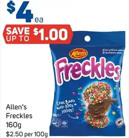 Foodland Allen's Freckles offer