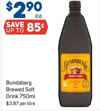 Foodland Bundaberg Brewed Soft Drink offer