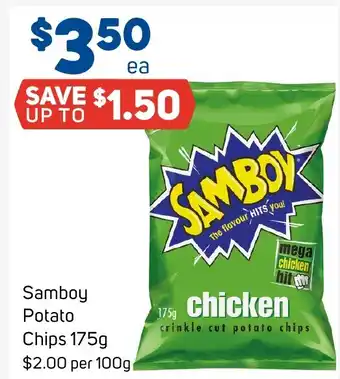 Foodland Samboy Potato Chips offer