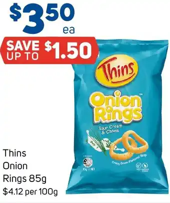 Foodland Thins Onion Rings offer