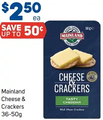 Foodland Mainland Cheese & Crackers offer