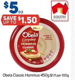 Foodland Obela Classic Hommus offer