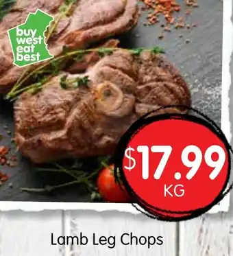 Spudshed Lamb Leg Chops offer