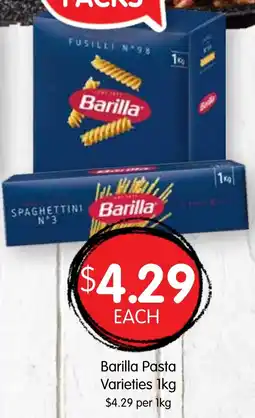 Spudshed Barilla Pasta offer