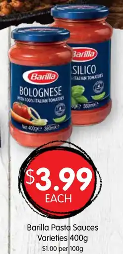 Spudshed Barilla Pasta offer