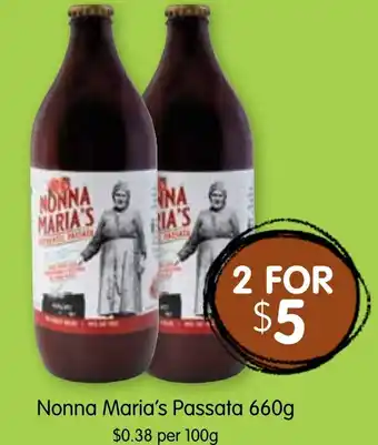 Spudshed Nonna Maria's Passata offer