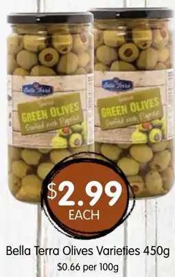 Spudshed Bella Terra Olives Varieties offer