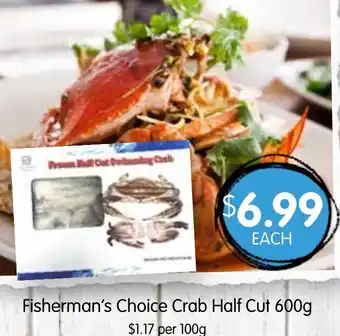 Spudshed Fisherman's Choice Crab Half Cut offer