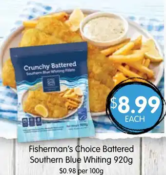 Spudshed Fisherman's Choice Battered Southern Blue Whiting offer