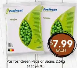 Spudshed Pasfrost Green Peas or Beans offer