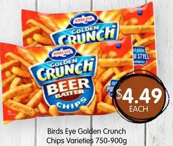 Spudshed Birds Eye Golden Crunch Chips offer