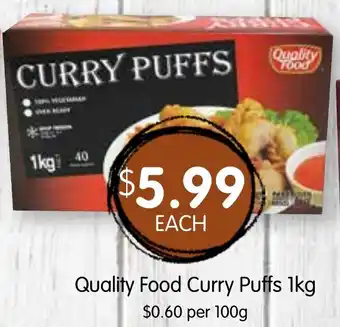 Spudshed Quality Food Curry Puffs offer