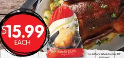 Spudshed Luv A Duck Whole Frozen offer