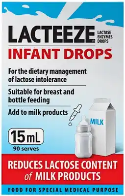 Soul Pattinson Chemist Lacteeze Infant Drops 15mL offer