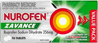 Soul Pattinson Chemist Nurofen Zavance 96 Tablets offer