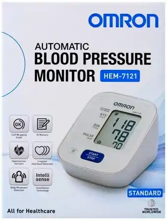 Soul Pattinson Chemist Omron HEM-7121 Automatic Blood Pressure Monitor offer