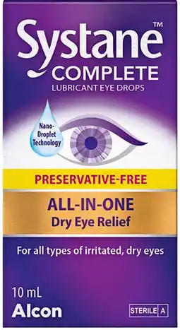 Soul Pattinson Chemist Systane Complete Lubricant Eye Drops 10mL offer