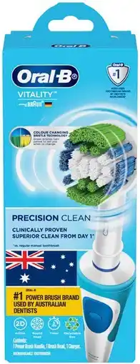 Amcal Pharmacies Oral-B Vitality Precision Clean Electric Toothbrush offer