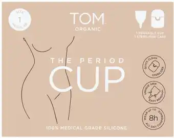 Amcal Pharmacies Tom Organic The Period Cup Size 1 offer