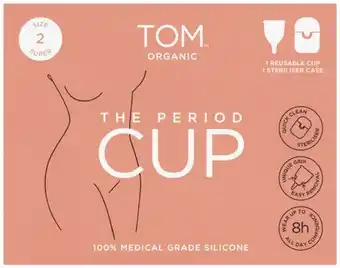 Amcal Pharmacies Tom Organic The Period Cup Size 2 offer