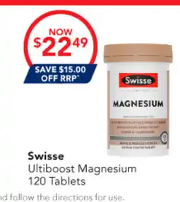 Amcal Pharmacies Swisse Ultiboost Magnesium offer