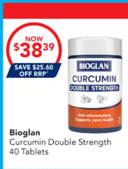 Amcal Pharmacies Bioglan Curcumin Double Strength offer