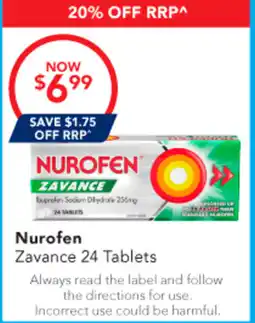 Amcal Pharmacies Nurofen Zavance offer