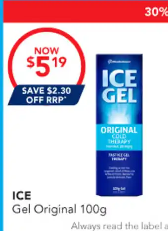 Amcal Pharmacies Ice Gel Original offer