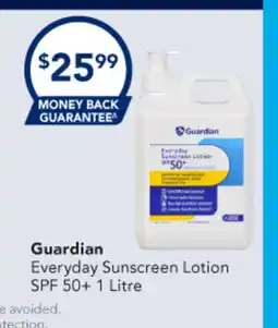 Amcal Pharmacies Guardian Guardian Everyday Sunscreen Lotion SPF 50+ offer