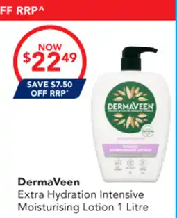 Amcal Pharmacies DermaVeen Extra Hydration Intensive Moisturising Lotion offer