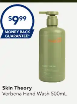 Amcal Pharmacies Skin Theory Verbena Hand Wash offer