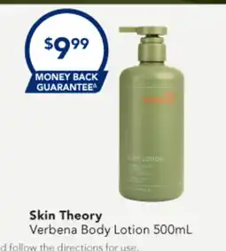 Amcal Pharmacies Skin Theory Verbena Body Lotion offer