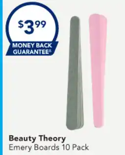 Amcal Pharmacies Beauty Theory Emery Boards offer