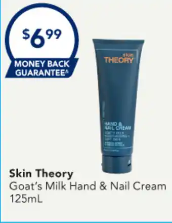 Amcal Pharmacies Skin Theory Goat's Milk Hand & Nail Cream offer