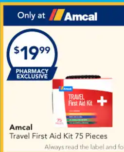 Amcal Pharmacies Amcal Travel First Aid Kit offer