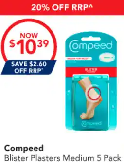 Amcal Pharmacies Compeed Blister Plasters Medium offer